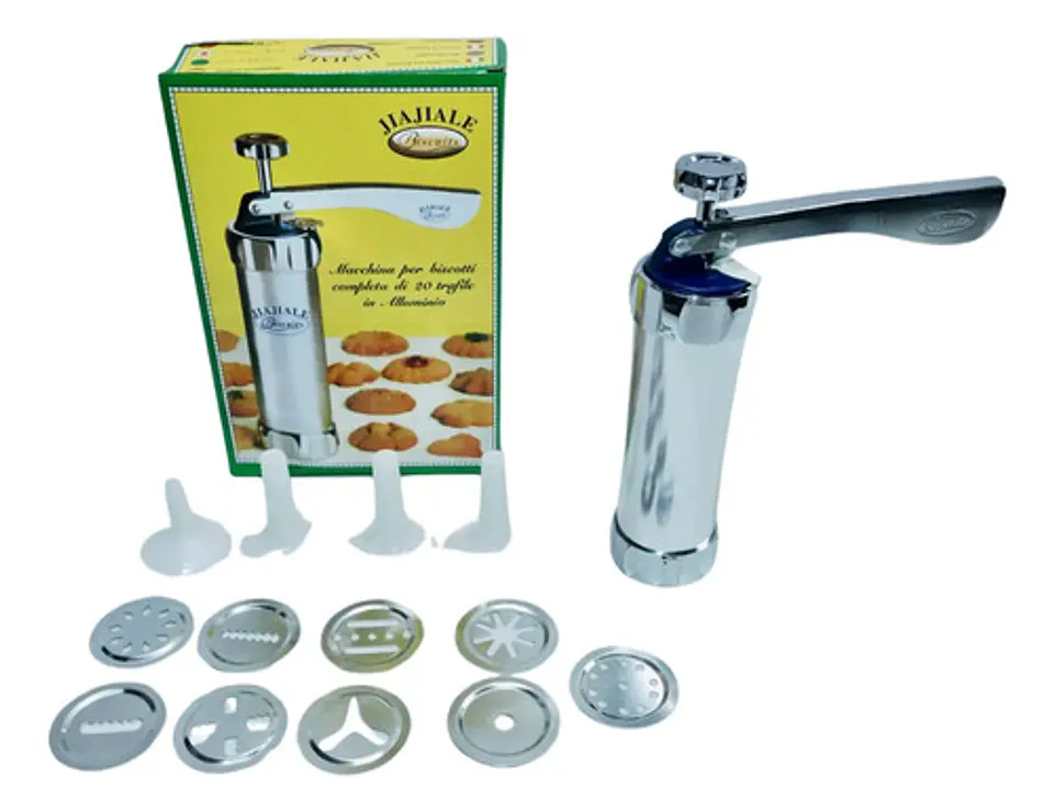 Pistola Para Churros Y Galletas Importeek Con Moldes Y Boquillas Acero Inoxidable Ab 1