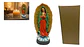 Estatuilla Figura Virgen Rosa Guadalupe Decoración Religioso - Miniatura 1