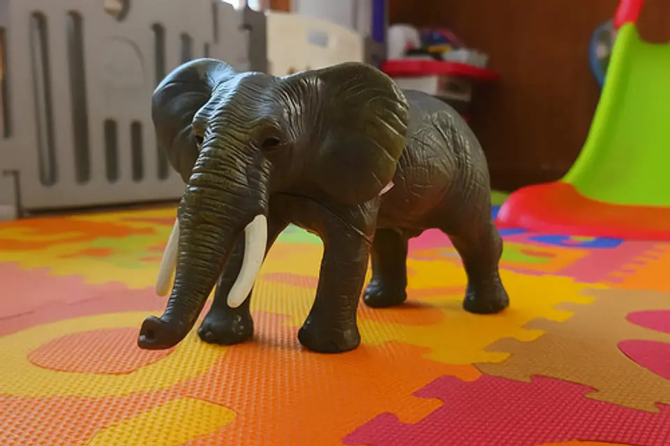 Juguetes Granja Animalitos Elefante   Pesebre 2
