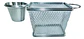 Cesta Canasta Frituras Porciones Calientes Recipiente Salsa - Miniatura 3