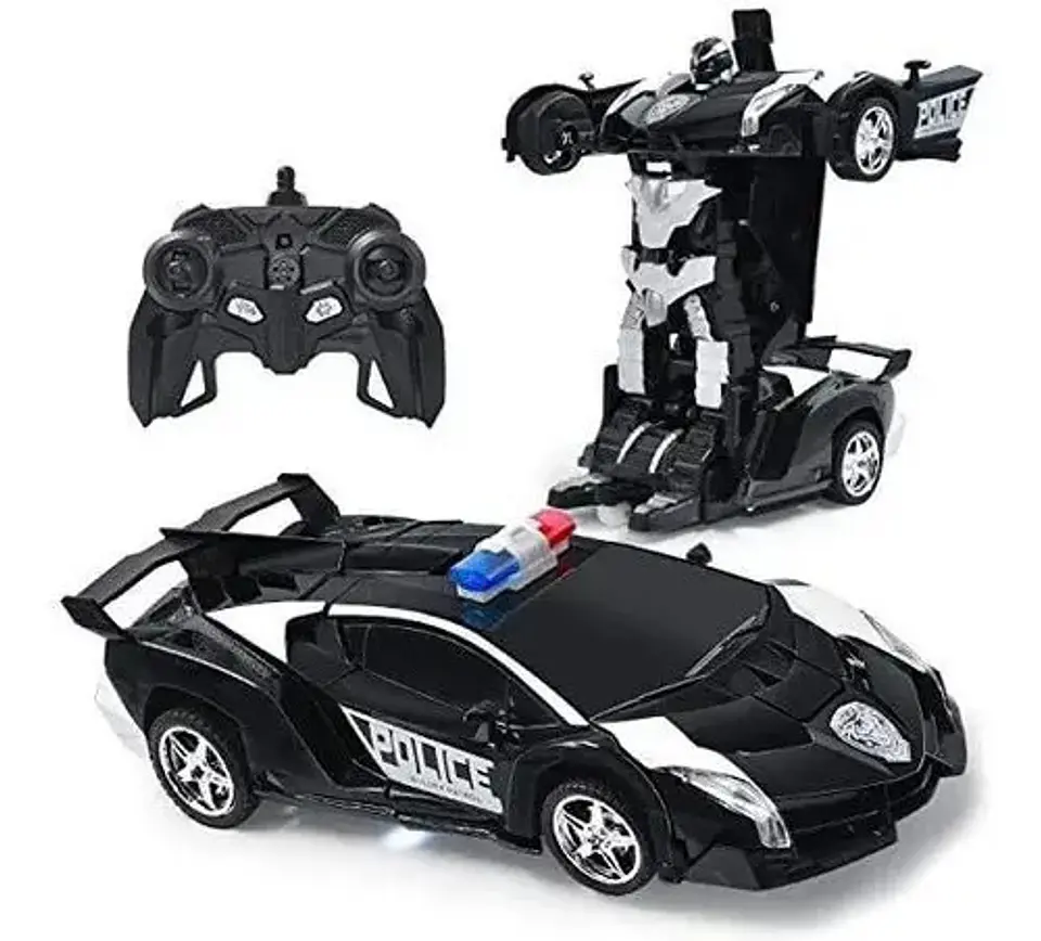 Auto Transformable Control Remoto Yolomark Rc 10km/h 50m Negro 1