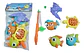 Juego Peces, Animales Marinos Juguete Caña Pescar X6 Figuras - Miniatura 2