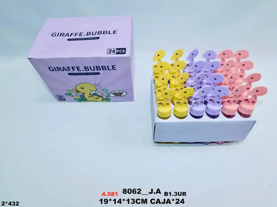 Burbujero Infantil Animales Sorpresas Piñata 1 Und Juguetes 4