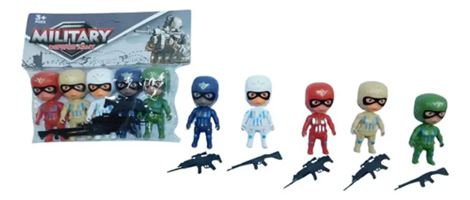Soldados Militares Juguete Figuras Acción Juego Soldados X5 3