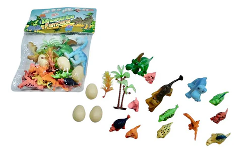 Dinosaurios Rex Juguete Huevos Regalo  X18 Jurassi