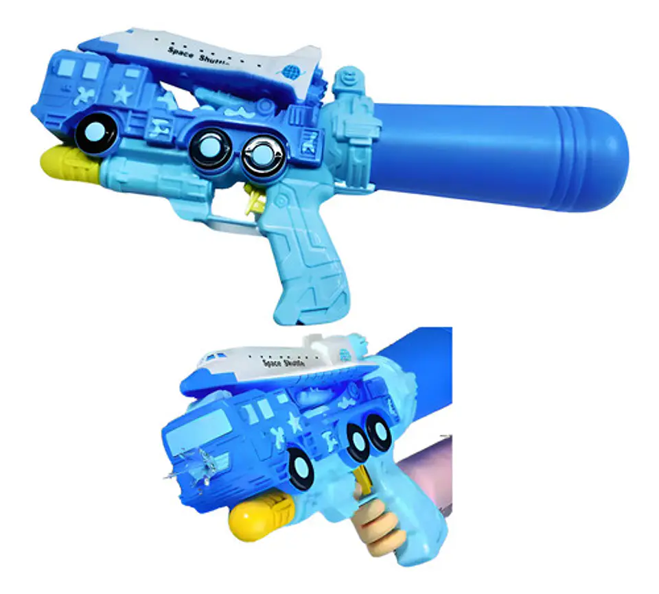 Pistola De Agua Nave  Niños Juego Lanza 47cm Piscina Camión 1
