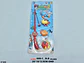 Caña De Pescar Juego Peces Animales Marinos Juguete Set X5 - Miniatura 3
