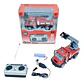 Carro Control Remoto Bomberos Recargable Luces - Miniatura 2