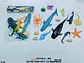 Juguetes Colección Animales Marinos Tortuga Estrella Caballo - Miniatura 2