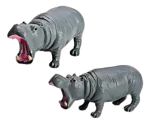 Juguetes Granja Animalitos Hipopótamo Pesebre
