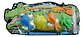 Caña Pescar Juego Peces Mar Animales Marinos Juguete Set X5 - Miniatura 2