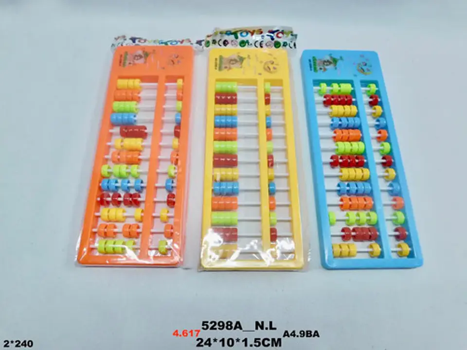 Ábaco Rectangular Escritorio Matemático Estudio Escolar Suma 3