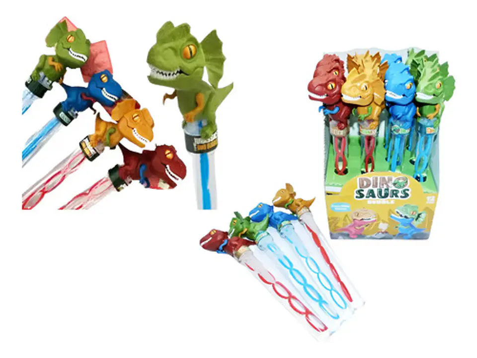 Dinosaurios Rex Hacer Burbujas Burbujeo Juguete Niños 1