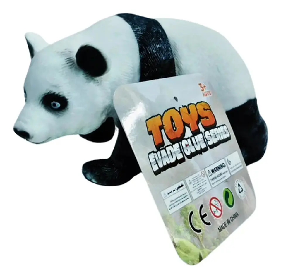 Juguetes Granja Animalitos Oso Panda  Pesebre 1
