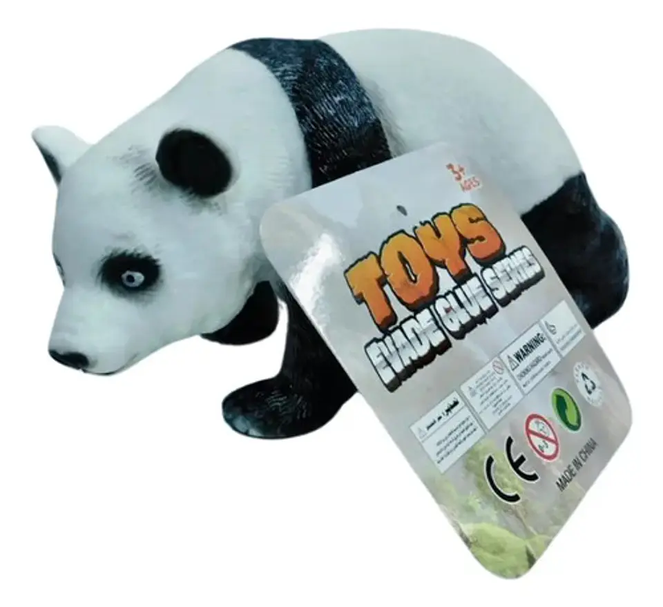 Juguetes Granja Animalitos Oso Panda  Pesebre 3