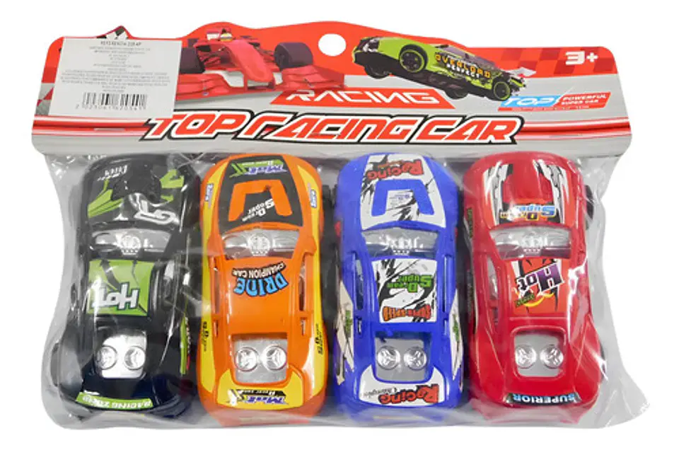 Carros X4 Und Para Pistas Cars Racing Juguetes Niños Auto 1