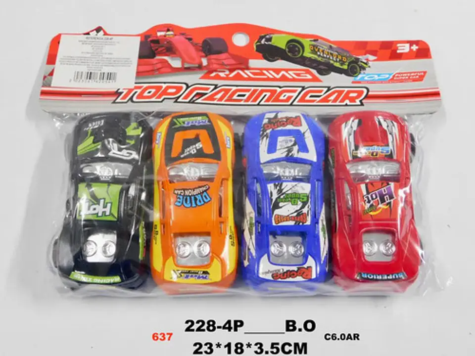 Carros X4 Und Para Pistas Cars Racing Juguetes Niños Auto 2