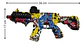 Pistola Lanzador Hidrogel  Rifle Gel Eléctrica Luz Sonido - Miniatura 5