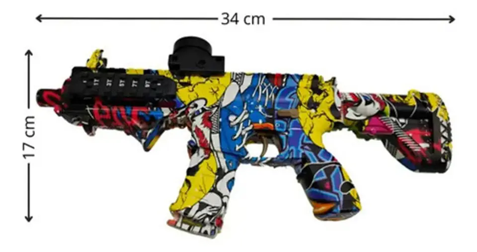 Pistola Lanzador Hidrogel  Rifle Gel Eléctrica Luz Sonido 5