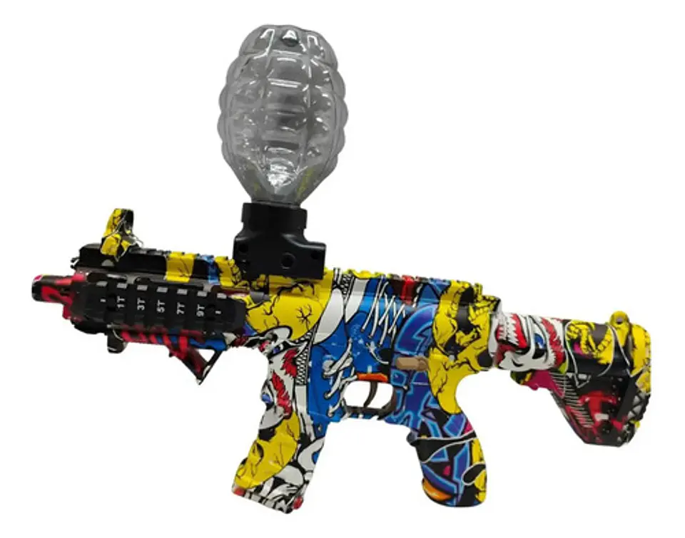 Pistola Lanzador Hidrogel  Rifle Gel Eléctrica Luz Sonido 7
