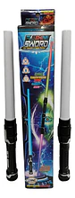 Juguete Espada De Guerra Espacial Con Luz Y Sonido Navidad - Miniatura 4
