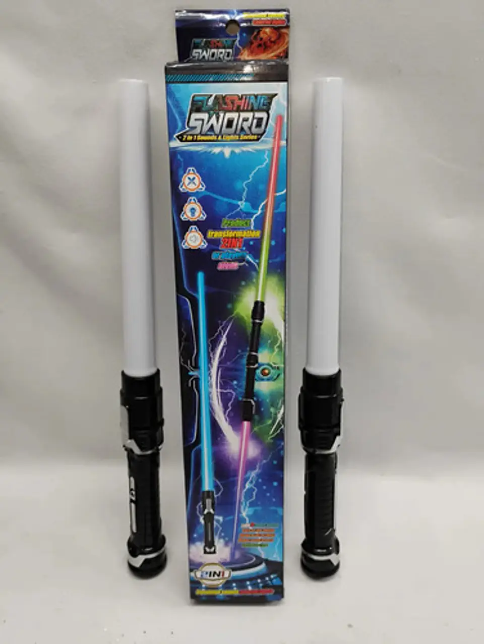 Juguete Espada De Guerra Espacial Con Luz Y Sonido Navidad 6