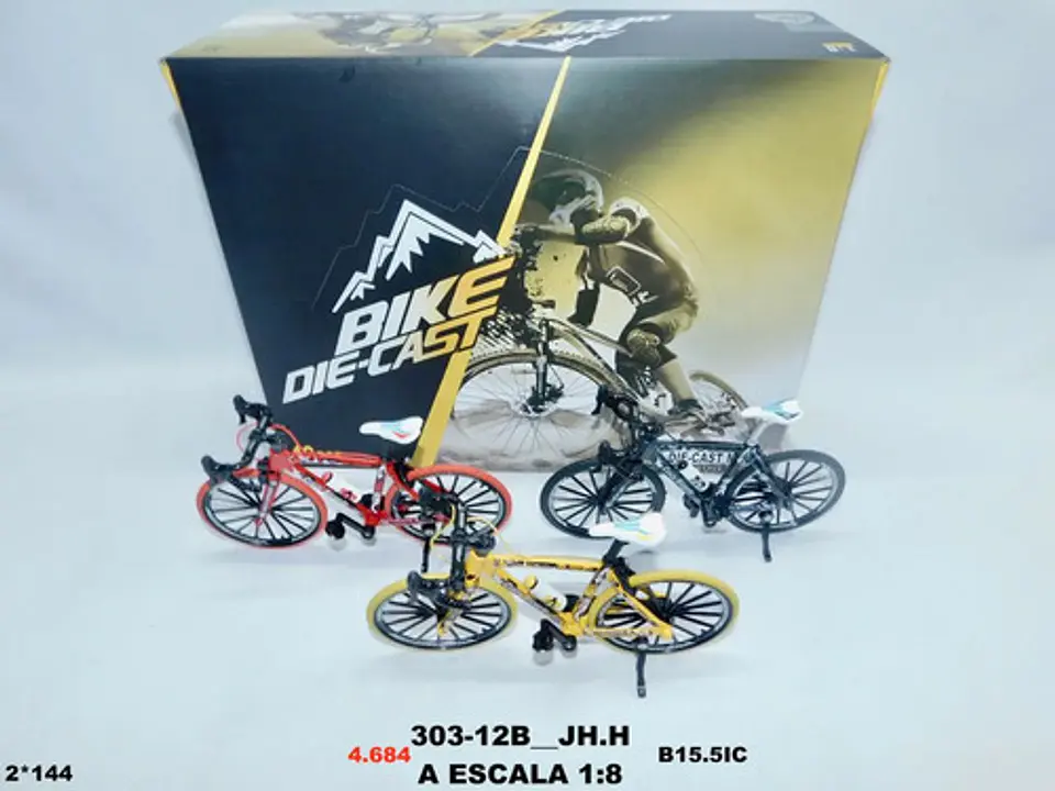 Bicicleta Bikes Escala 1:18 Juguetes Bici Montañ Colección 4