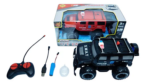 Carro A Control Remoto Camioneta Vota Vapor Luces Hummer Pol