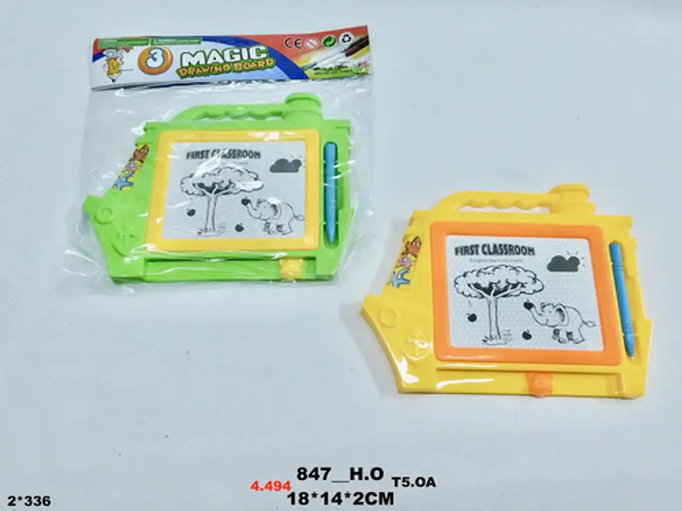 Juego Tablero Mágico Pizarra Barco  Didáctico Juguete 2