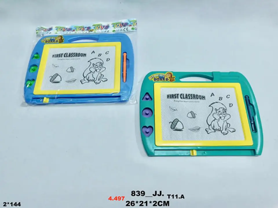 Juego Tablero Mágico Pizarra Casa  Didáctico Juguete 26cm 2