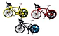Bicicleta Montaña Diecast Escala 1:8 Colección Juguete Bmx - Miniatura 2