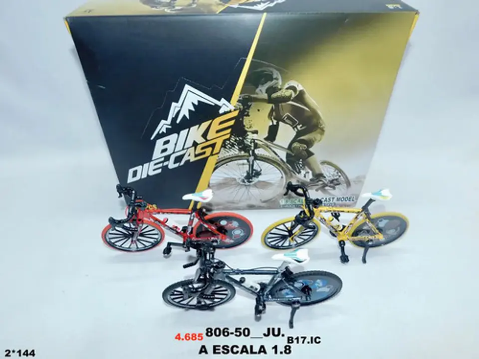 Bicicleta Montaña Diecast Escala 1:8 Colección Juguete Bmx 5