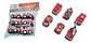 Juguete Carros  Bomberos  X6 Und De Impulso - Miniatura 2