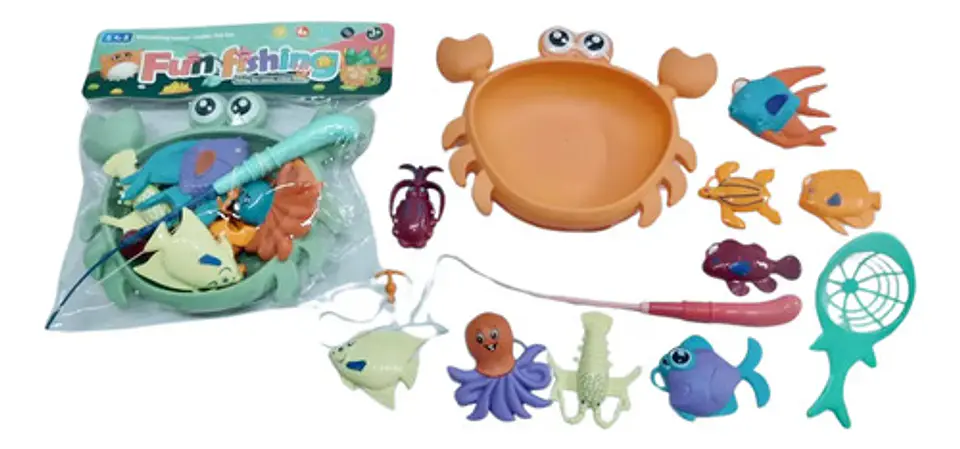 Juego Peces, Animales Marinos Juguete Caña De Pescar 2