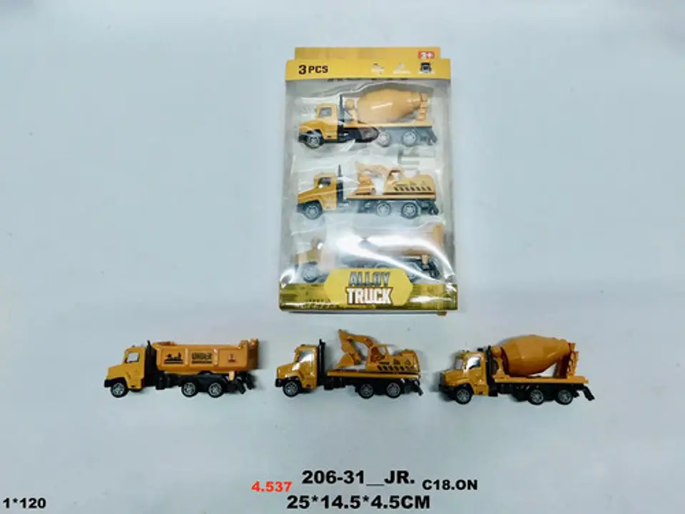 Construcción Carros Volqueta Camión Juguete Niños Metálicos 5