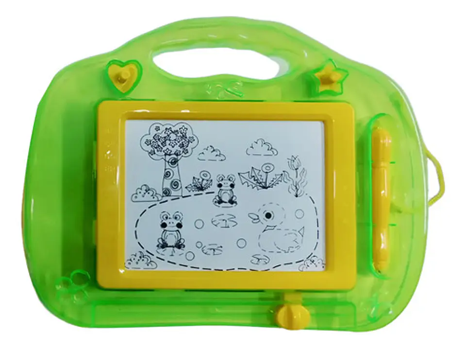 Juego Tablero Mágico Pizarra Maleta Didáctico Juguete 24cm 1
