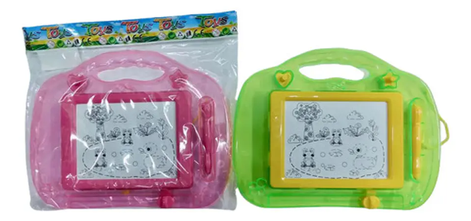 Juego Tablero Mágico Pizarra Maleta Didáctico Juguete 24cm 2