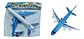 Avión Juguete Vehículo Fricción Airbus Movimiento Juego - Miniatura 3