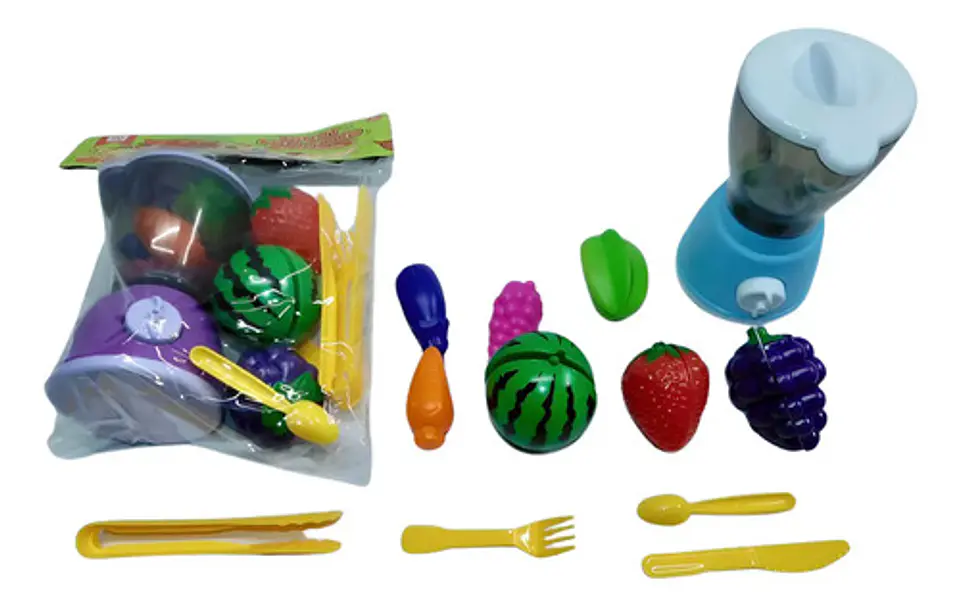 Licuadora Batidora Juguete Frutas Juego Cheff 1