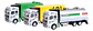 Camión Basura Recolector Tanque Metal  Niños Juguete X3und - Miniatura 3