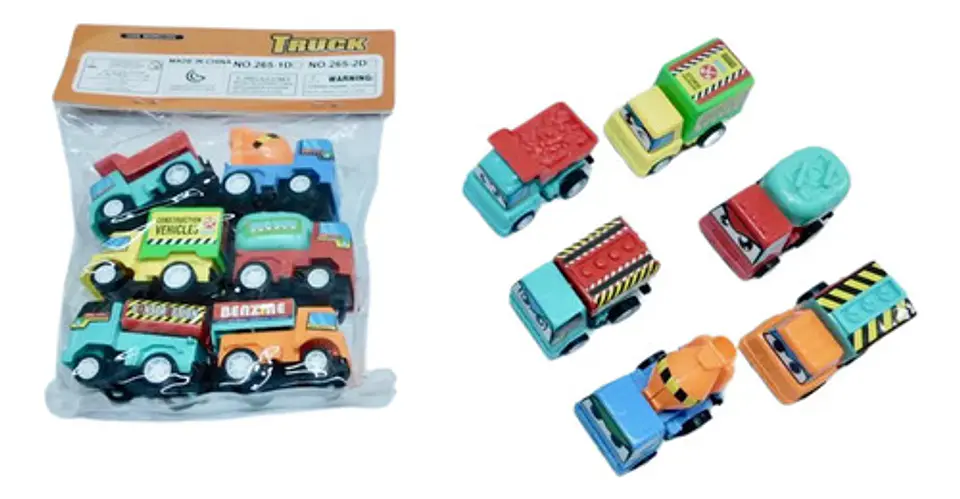 Juguete Carros Construcción  Rescate City  X6 Und De Impulso 2