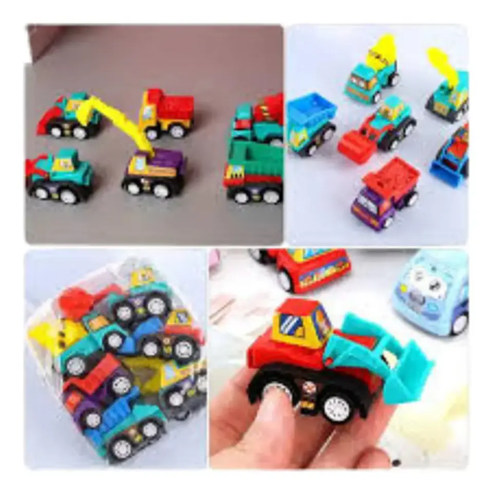 Juguete Carros Construcción  Rescate City  X6 Und De Impulso 3