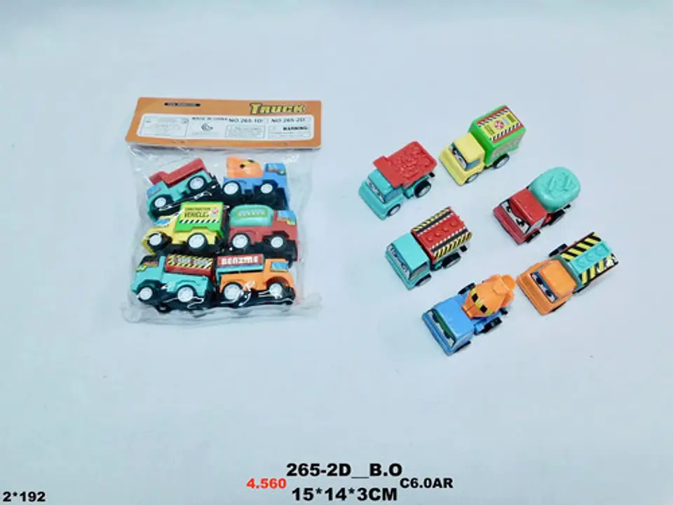 Juguete Carros Construcción  Rescate City  X6 Und De Impulso 4