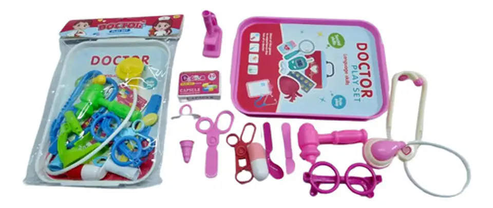 Set Doctor Doctora Kit Medico Juguete Juego Hospital 2