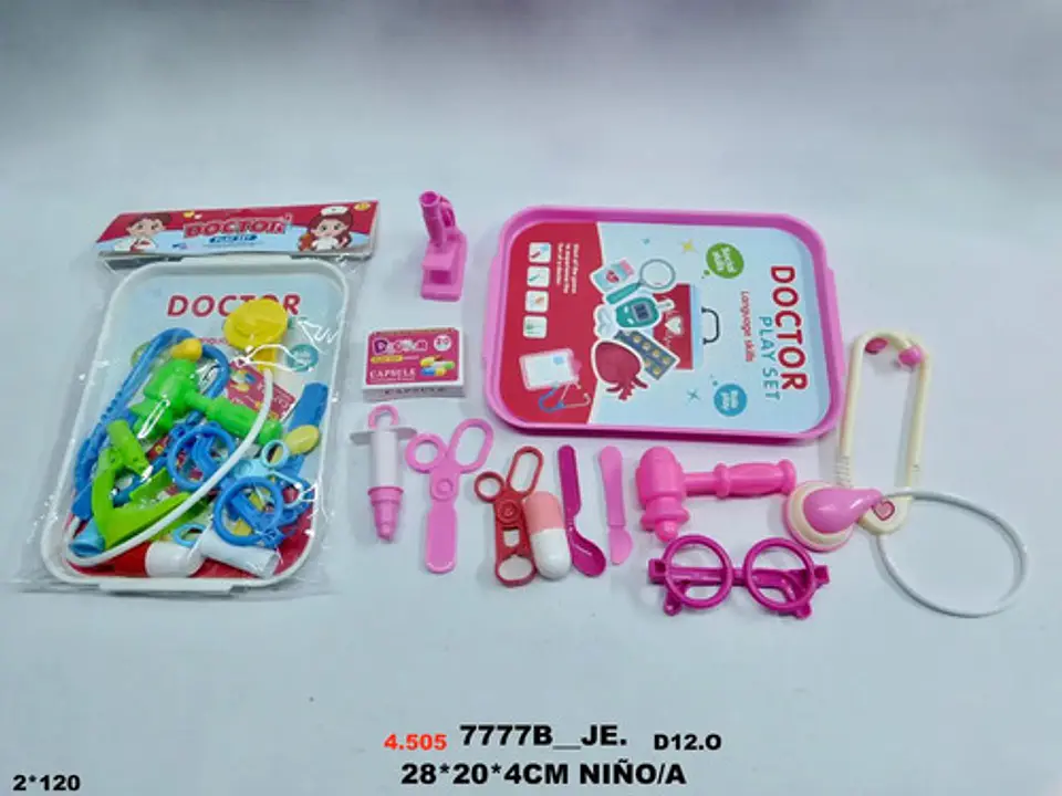 Set Doctor Doctora Kit Medico Juguete Juego Hospital 3