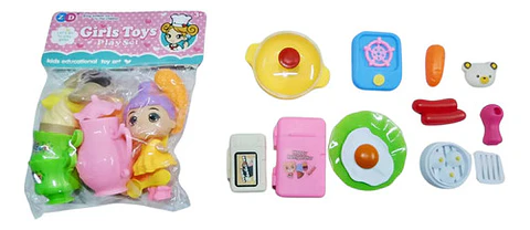Juguete Muñecas Con Cocina Muñequitas Y Accesorios Chef