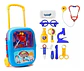 Botiquín Médico, Maleta Con Rueda  Juguete Doctor Niños - Miniatura 1