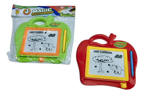 Juego Tablero Mágico Pizarra Manzana Didáctico Juguete