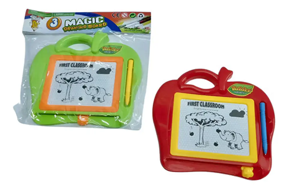 Juego Tablero Mágico Pizarra Manzana Didáctico Juguete 1