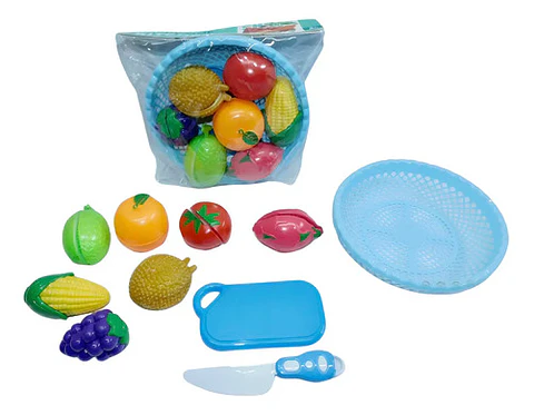 Frutas Losa Juguete Canasta Tabla Juego Cocina Niños Verdura